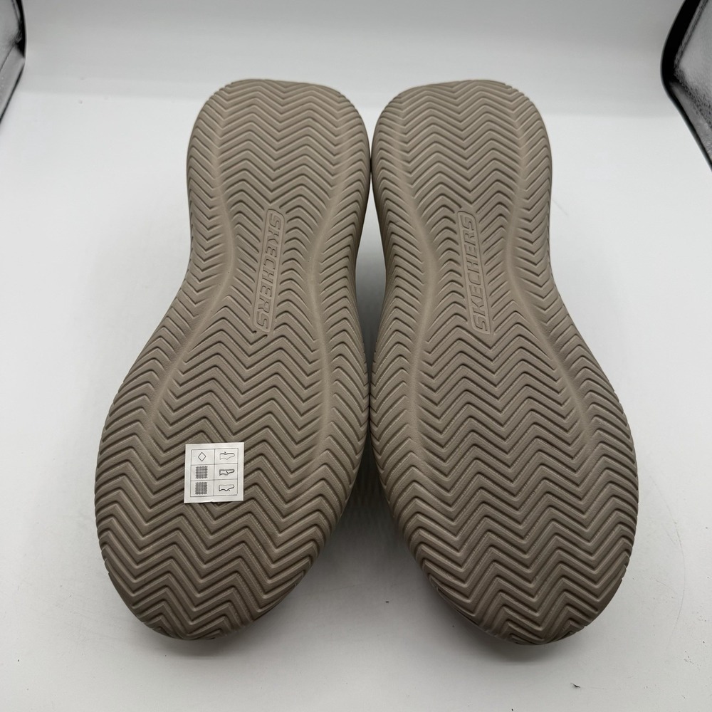 Skechers Hasting Niko Shoes Mens Sz 8.5 Brown Slip Ins Hands Free Sneaker 205212 - Picture 10 of 12